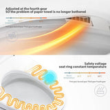 BWE Stylement Tankless Smart Bidet 1-Piece Toilet with Auto Features and Heated Seat