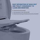 BWE Elongated Smart Toilet Bidet with Auto Features and Remote