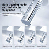 BWE Smart Elongated Toilet Bidet with Heated Seat and Remote Control