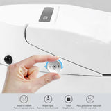 BWE Smart Elongated Toilet Bidet with Heated Seat and Remote Control