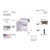 Cambridge Everest 12 in. W x 12 in. D x 30 in. H Ready to Assemble Shaker Wall Kitchen Cabinet in White