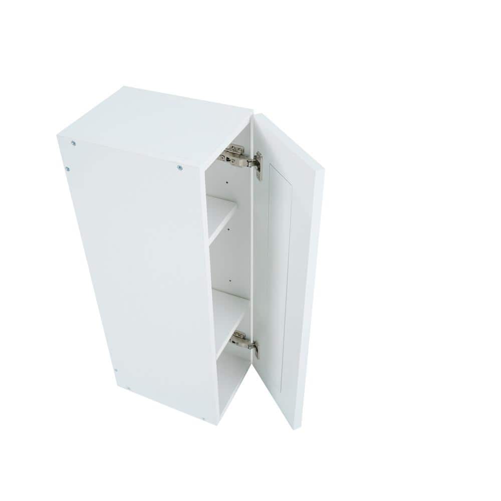 Cambridge Everest 27 in. W x 12 in. D x 36 in. H Ready to Assemble Shaker Wall Kitchen Cabinet in White
