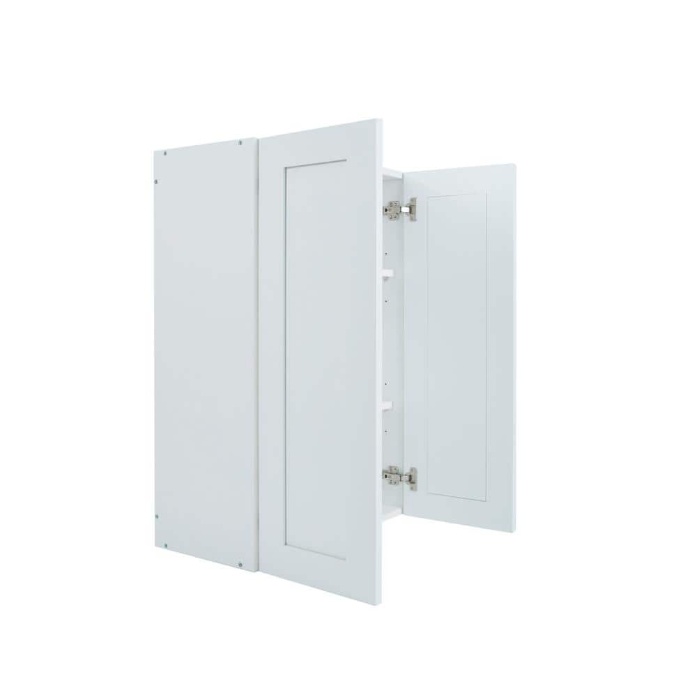 Cambridge Everest 36 in. W x 12 in. D x 36 in. H Ready to Assemble Shaker Wall Kitchen Cabinet in White
