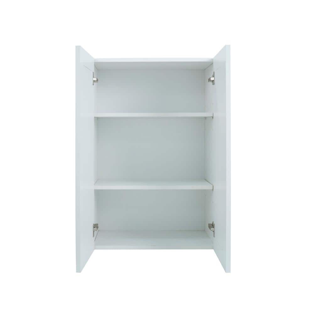 Cambridge Everest 36 in. W x 12 in. D x 36 in. H Ready to Assemble Shaker Wall Kitchen Cabinet in White