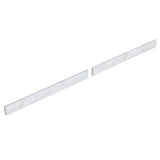 Wyndham Collection 60 in. White Carrara Marble Backsplash for Bathroom Vanity
