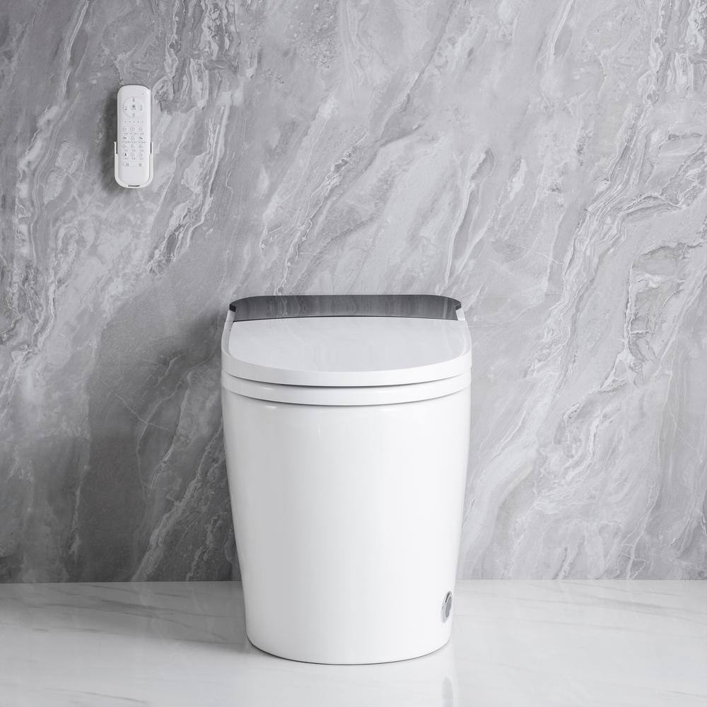 CASAINC Elongated Smart Bidet Toilet with Heated Seat and Off-Seat Flushing