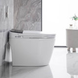 CASAINC Elongated Smart Bidet Toilet with Heated Seat and Off-Seat Flushing