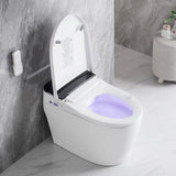 CASAINC Elongated Smart Bidet Toilet with Heated Seat and Off-Seat Flushing
