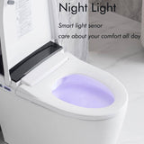 CASAINC Elongated Smart Bidet Toilet with Heated Seat and Off-Seat Flushing