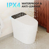 CASAINC Elongated Tankless Smart Bidet Toilet 1.28 GPF White Auto Open/Close/Flush