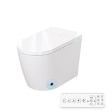 CASAINC Elongated Tankless Smart Bidet Toilet with Voice Control & Nightlight - 1.28 GPF