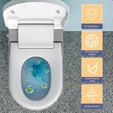 CASAINC Elongated Smart Bidet Toilet with Auto Flushing and UV Sterilization