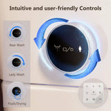 CASAINC Electric Smart Bidet Toilet with Auto Flushing and Antibacterial Seat