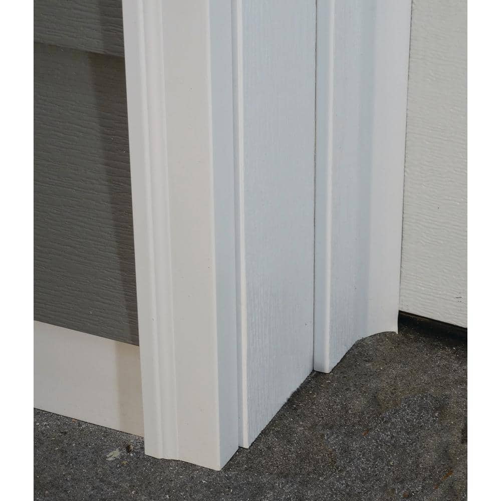 Veranda 9 ft. x 2 in. x 7/16 in. Vinyl Composite Garage Doorstop Moulding