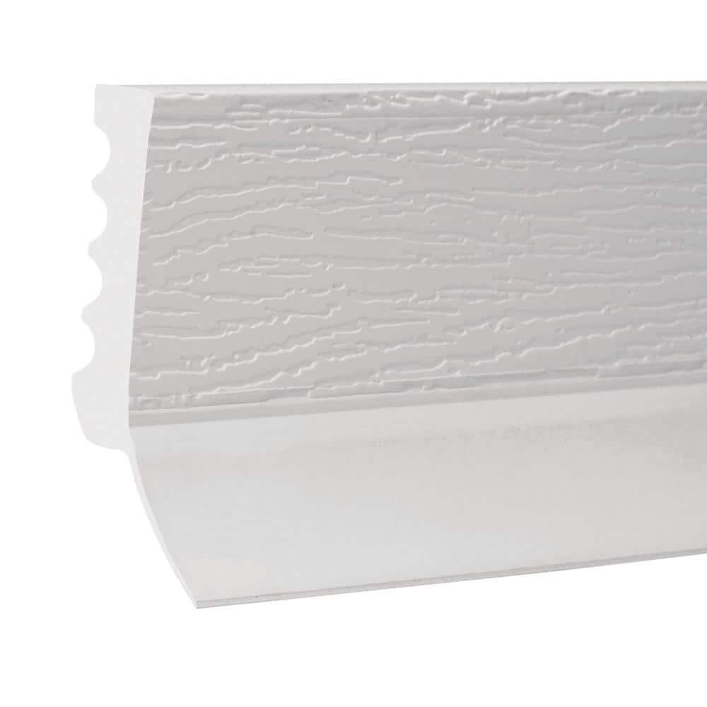 Veranda 9 ft. x 2 in. x 7/16 in. Vinyl Composite Garage Doorstop Moulding