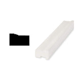 WM180 1-1/4 in. x 2 in. x 96 in. Marmo PVC Brick Mould