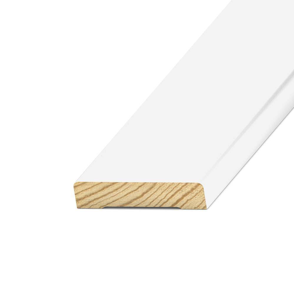 Unbranded Doorpack 9/16 in. x 3-1/4 in. x 84 in. Primed Pine Casing Molding(5-Pack)