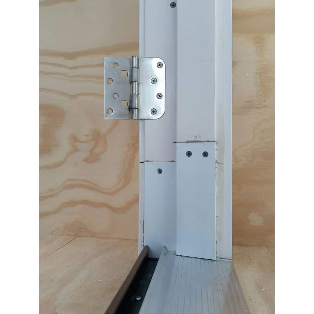 Unbranded BOSS-Rx 1-1/4 in. x 4-9/16 in. x 8 in. PVC Jamb Moulding Door Frame Rot Repair Kit