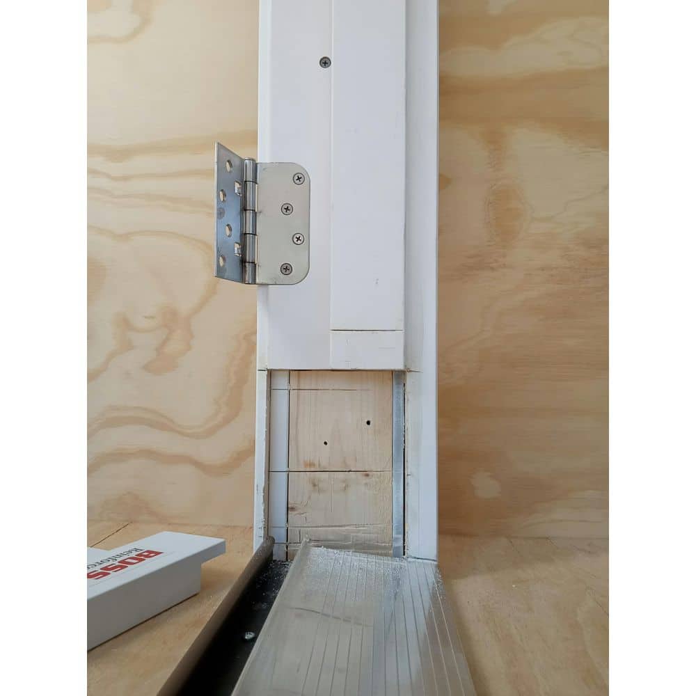 Unbranded BOSS-Rx 1-1/4 in. x 4-9/16 in. x 8 in. PVC Jamb Moulding Door Frame Rot Repair Kit