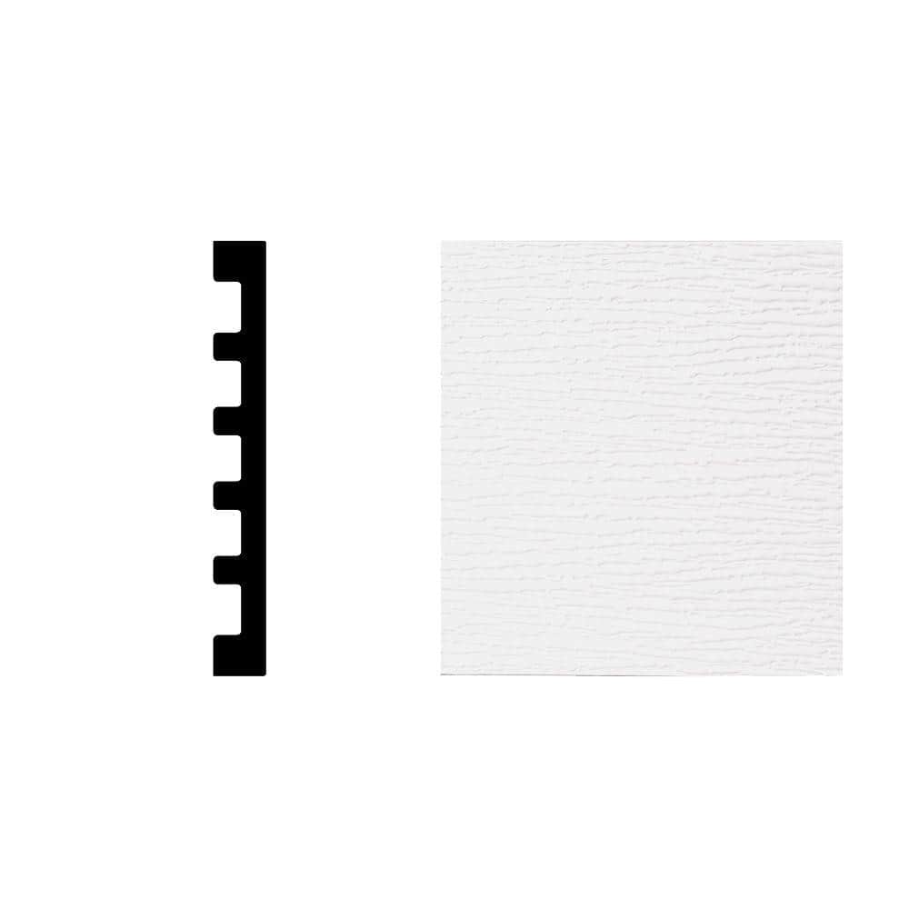 Unbranded 2497 11/16 in. x 5-13/16 in. x 7 ft. PVC Composite White Door Jamb Molding