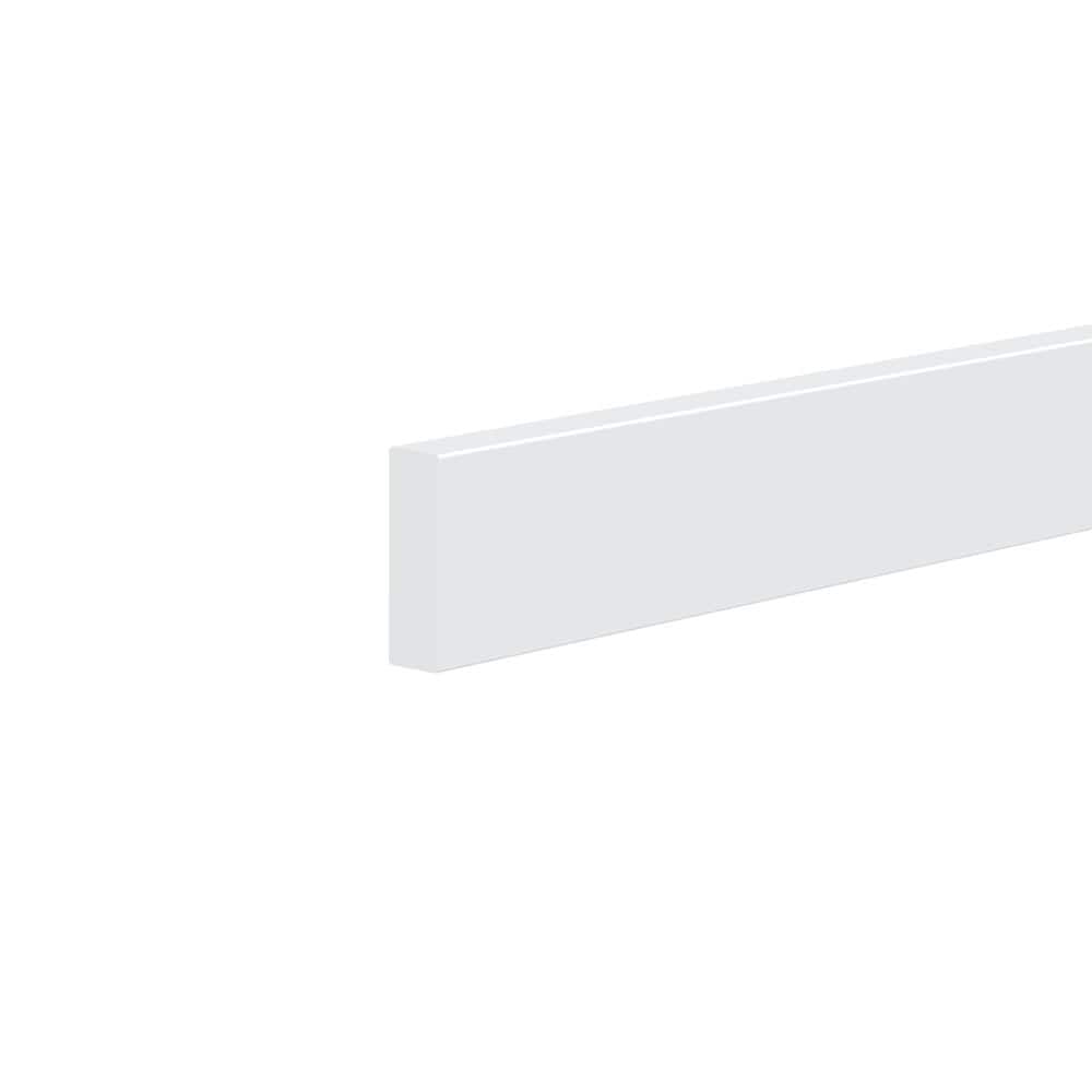 Royal Building Products Craftsman 9975 11/16 in. D x 2-1/4 in. W x 96 in. L PVC Casing Moulding White