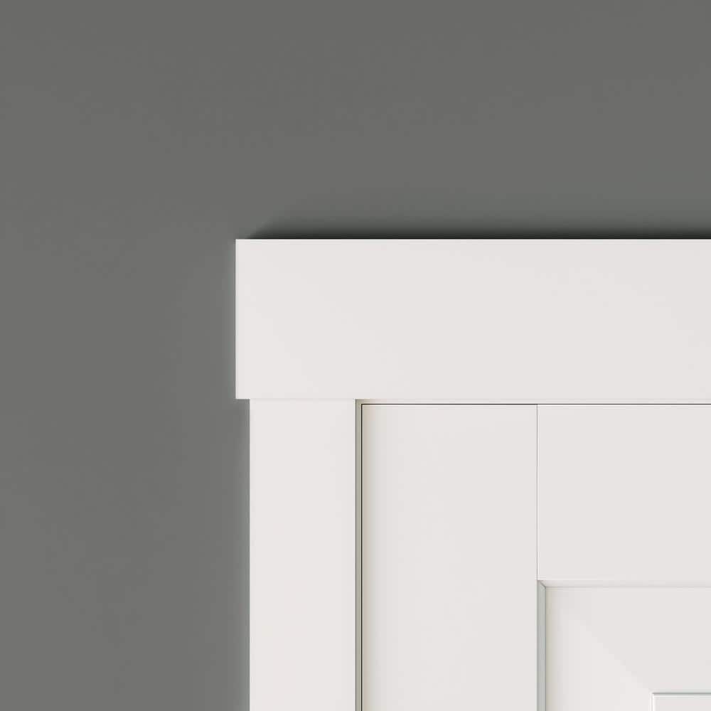 Royal Building Products Craftsman 9976 11/16 in. D x 3-1/4 in. W x 96 in. L PVC Casing Moulding White