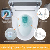 Casta Diva Smart Bidet Toilet with Auto Dual Flush & Night Light