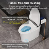 Casta Diva Smart Bidet Toilet with Auto Dual Flush & Night Light