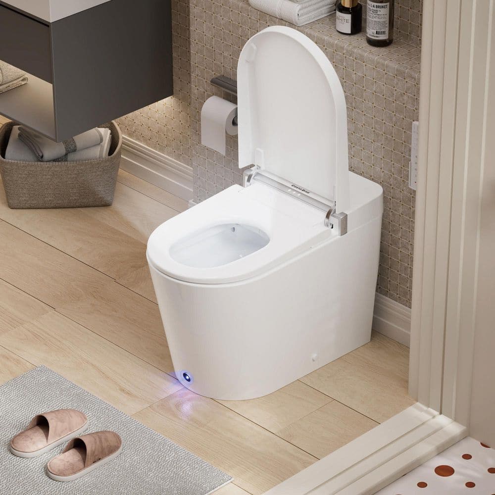 Casta Diva Elongated Smart Bidet Toilet 1.28 GPF White