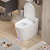 Casta Diva Elongated Smart Bidet Toilet 1.28 GPF White