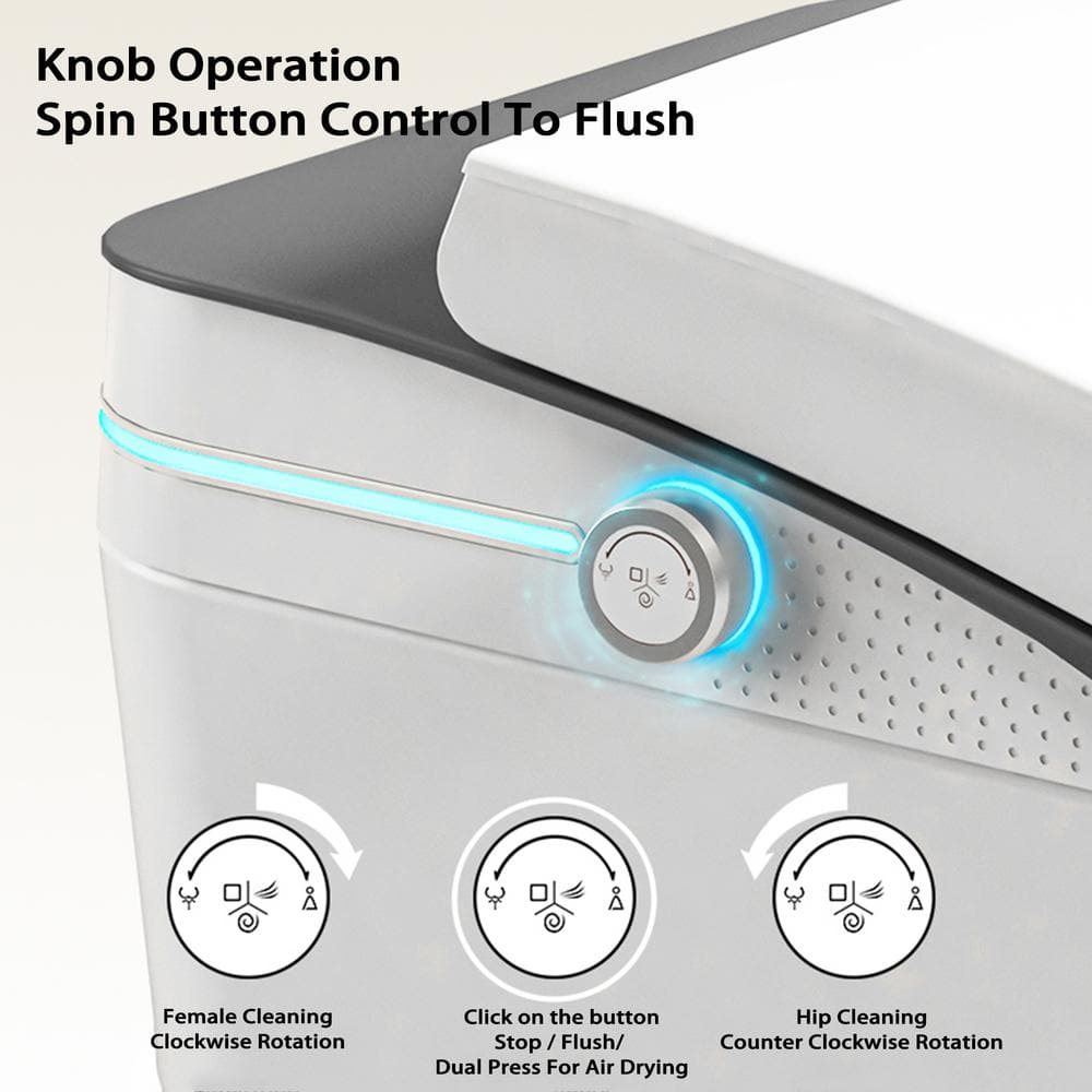 CATALINA 1.28GPF Smart Bidet Toilet with Heated Seat and LED Display