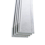 60 in. x 1-1/5 in. x 1/8 in. FRP Angle Steel Fence Post, White, (4 pack)