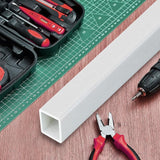 36 in. x 2 in. x 1/5 in. FRP Square Tube Fence Post For Corner / Line, (2 Pack)