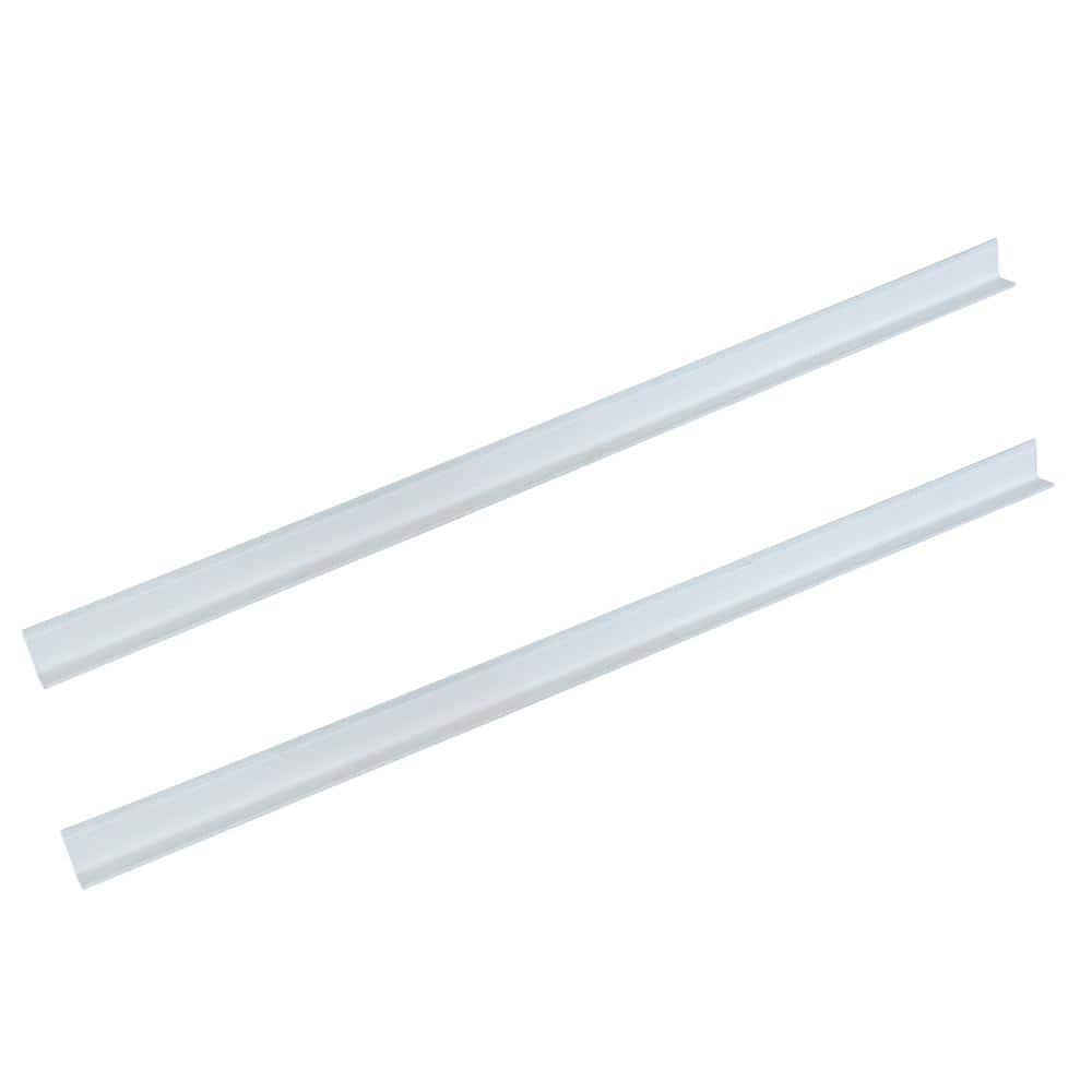 36 in. x 1-3/5 in. x 1/8 in. Composite FRP Angle Steel Fence Post For Corner Line (4-pack)