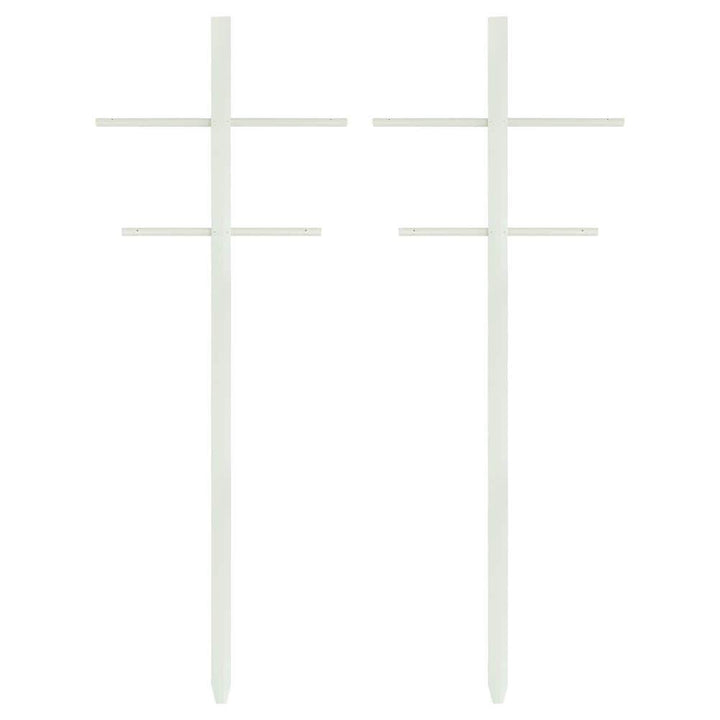 84 in. x 2 in. x 2 in. Fiberglass T Profile Fence Post For Corner / Line���2 pack
