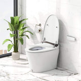 Costway Smart Toilet Round Bidet with 1000 Gram MaP Flushing Score