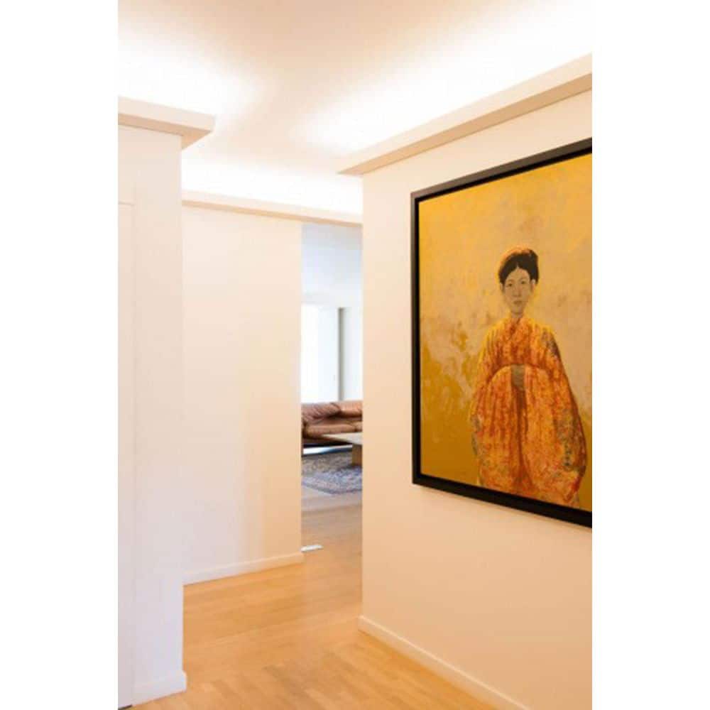 ORAC DECOR 4-3/8 in. x 2-3/4 in. x 78-3/4 in. Primed White Plain Polyurethane Crown Moulding