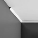 ORAC DECOR 5/8 in. x 1 in. x 78-3/4 in. Primed White Plain Polystyrene Crown Moulding (9-Pack)