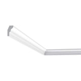 ORAC DECOR 5/8 in. x 1 in. x 78-3/4 in. Primed White Plain Polystyrene Crown Moulding (9-Pack)