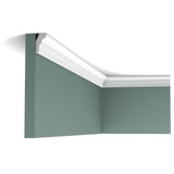 ORAC DECOR 5/8 in. x 1 in. x 78-3/4 in. Primed White Plain Polystyrene Crown Moulding (9-Pack)