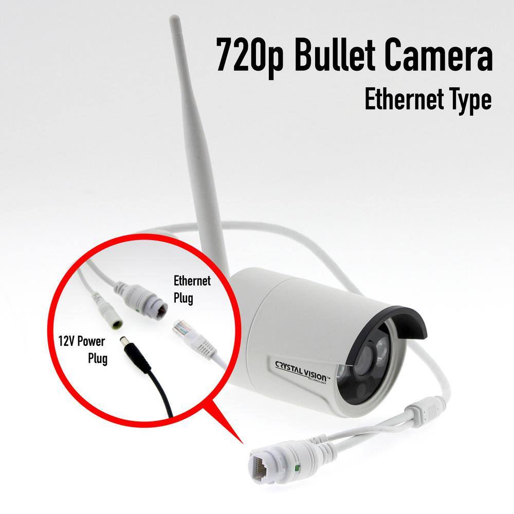 Crystal Vision Wireless Add-On Standard Surveillance Camera for CVT9608E-3010W (Replacement for CVT9604E-3010W)