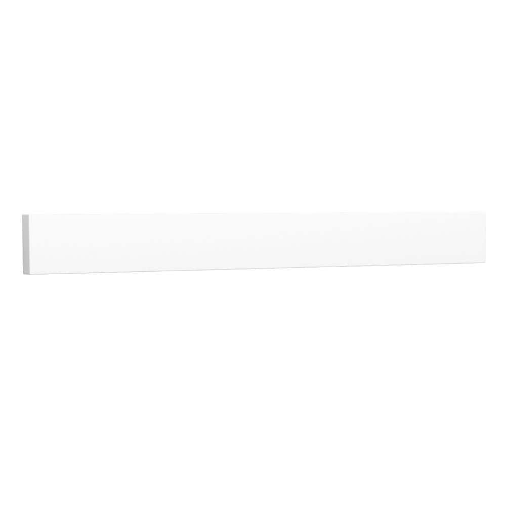 Wyndham Collection 30 in. Cultured Marble Backsplash in White | Durable & Stylish Vanity Accessory