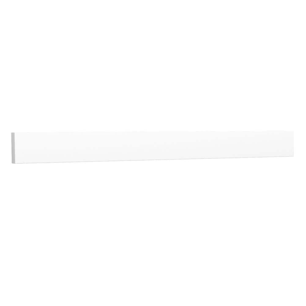 Wyndham Collection 36 in. Cultured Marble Backsplash in White | Durable Bathroom Accessory