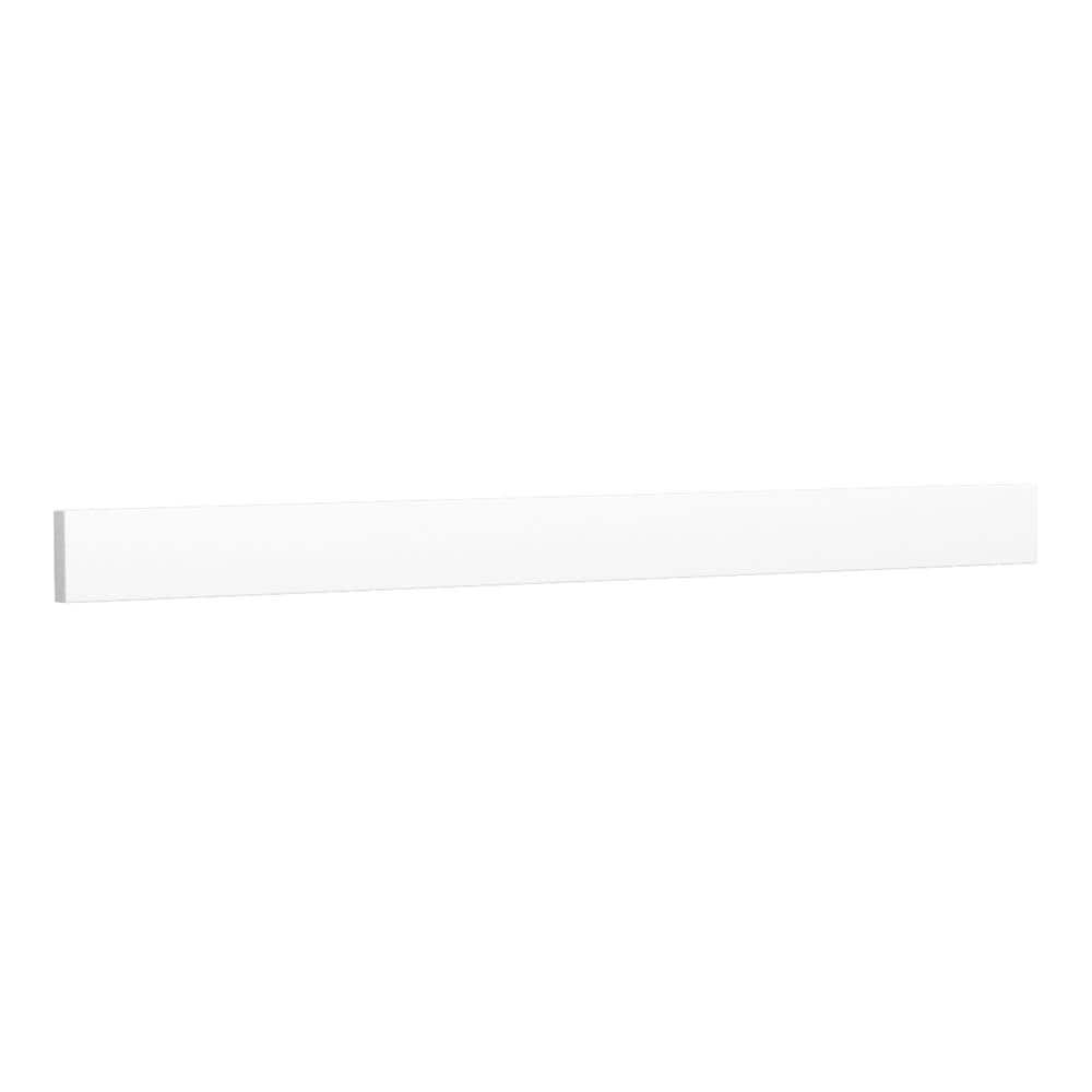 Wyndham Collection 42 in. Cultured Marble Backsplash in White