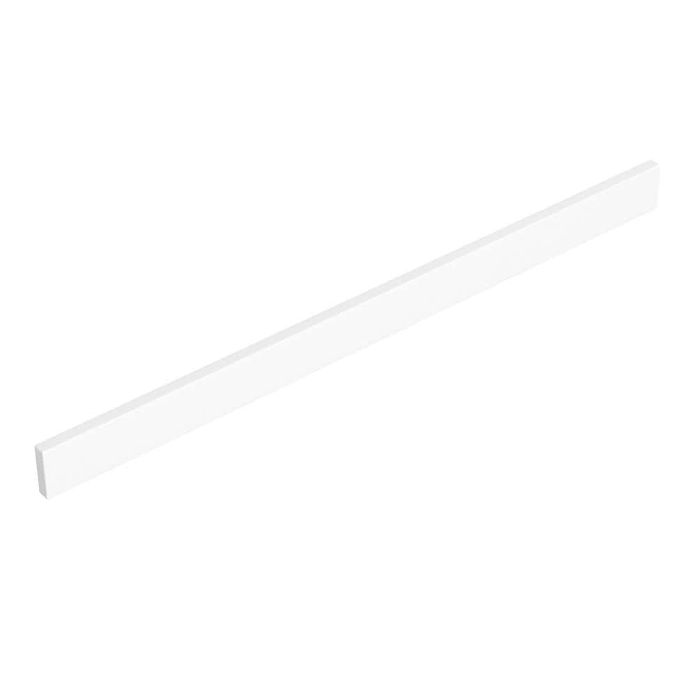 Wyndham Collection 42 in. Cultured Marble Backsplash in White