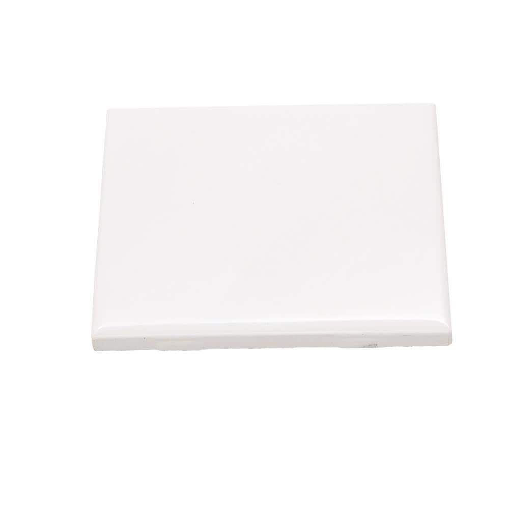 Daltile Semi-Gloss White 4-1/4 in. x 4-1/4 in. Ceramic Wall Tile (12.5 sq. ft. / case)