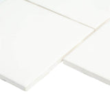 Daltile Semi-Gloss White 4-1/4 in. x 4-1/4 in. Ceramic Wall Tile (12.5 sq. ft. / case)