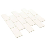 Marazzi LuxeCraft 12 in. x 12 in. x 6.35 mm White Brick Joint Ceramic Mosaic Tile (0.83 sq. ft. / piece)