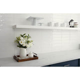Marazzi LuxeCraft White 3 in. x 12 in. Glazed Ceramic Wall Tile (12 sq. ft. / case)