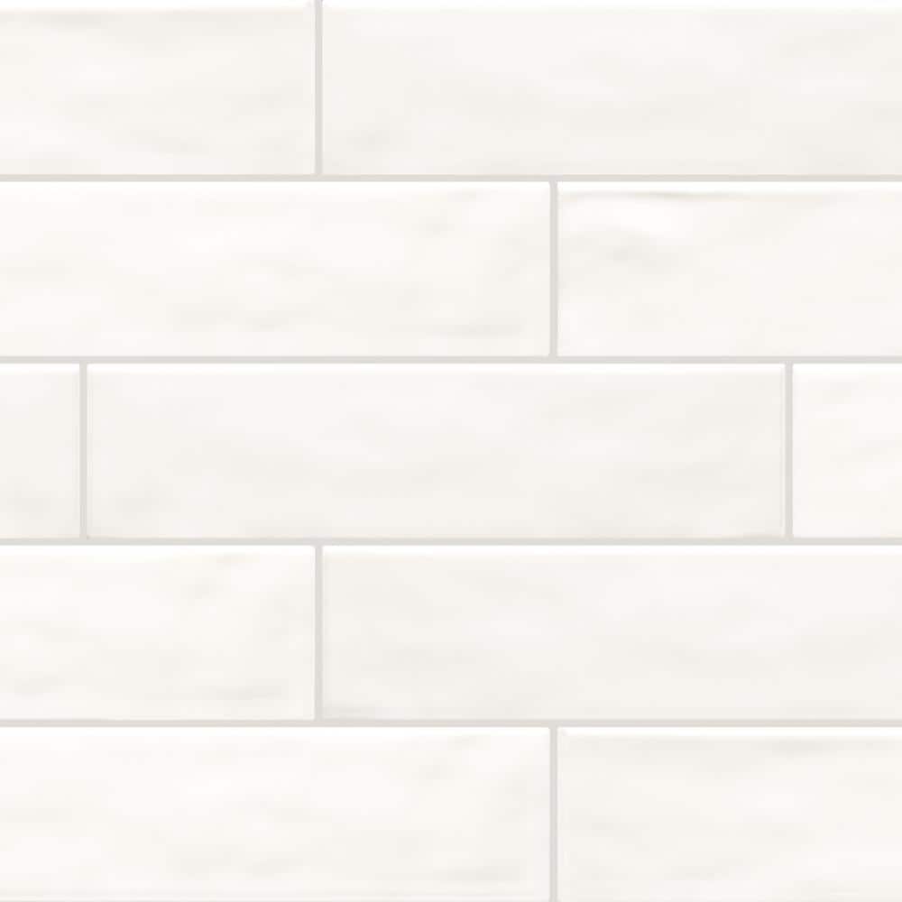 Marazzi LuxeCraft White 3 in. x 12 in. Glazed Ceramic Subway Wall Tile (12 sq. ft. per Case)